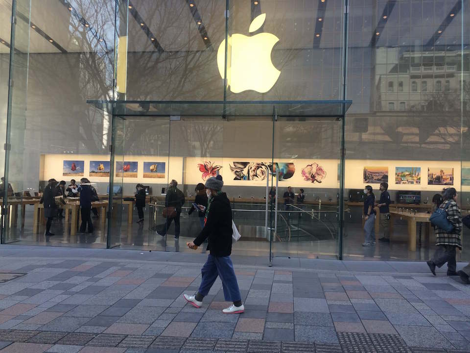 apple store表参道