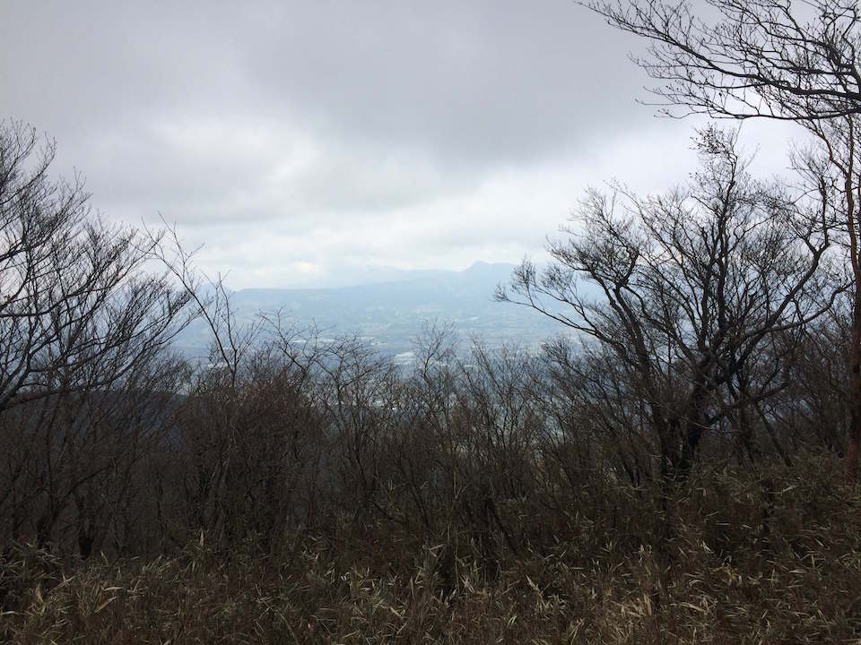 三国山から箱根を望む
