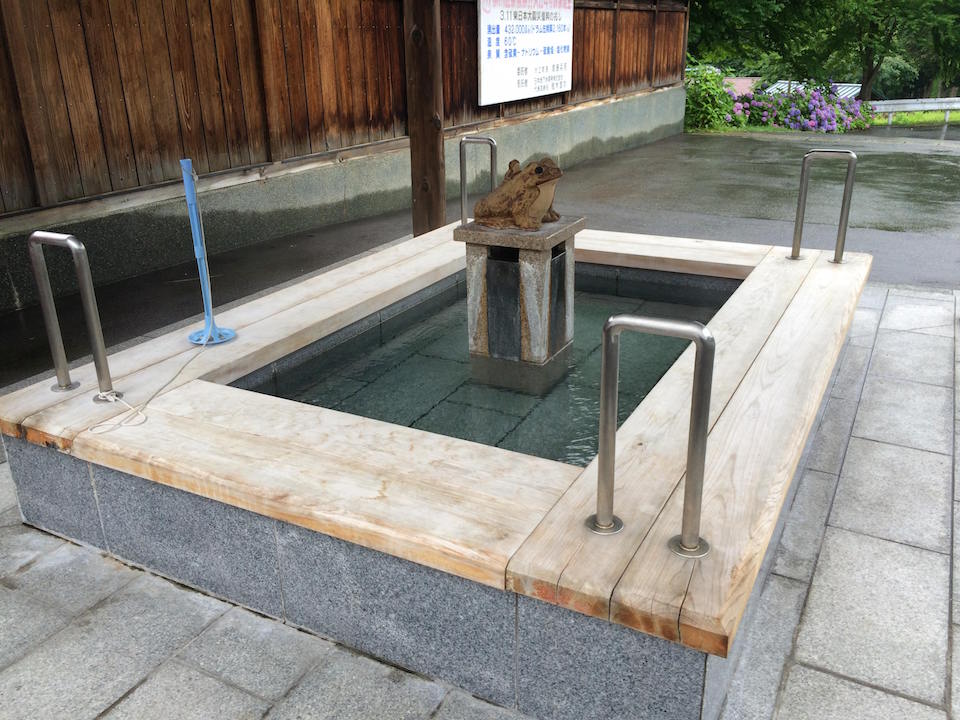 柳川温泉の足湯