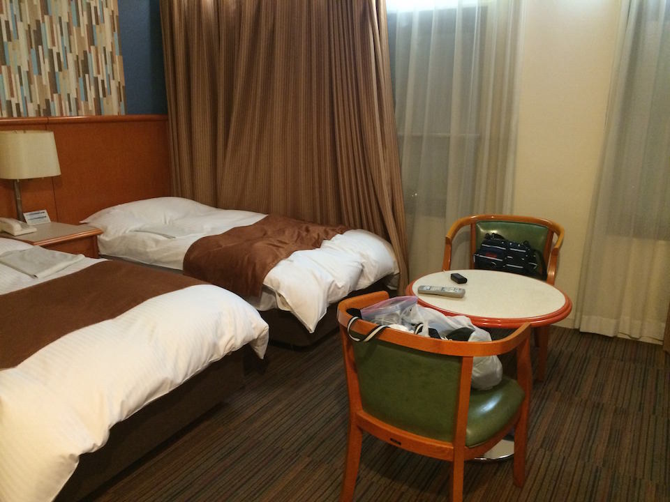 ターミナルホテルのベッド