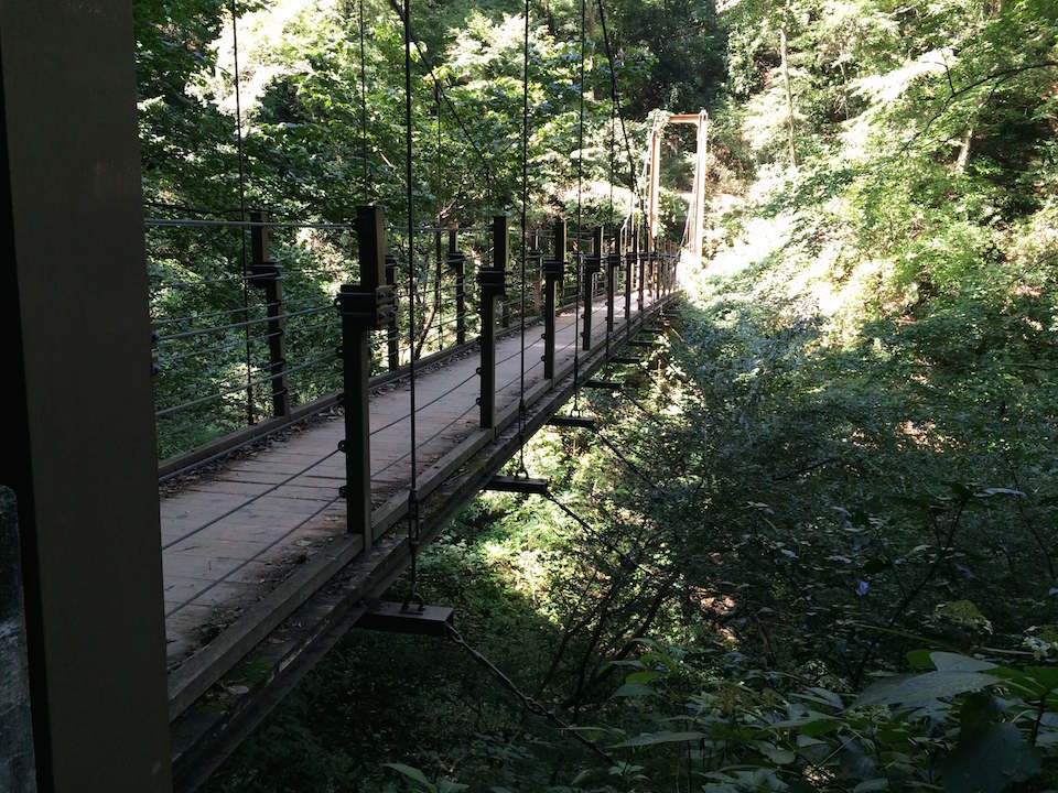 4号路の吊橋