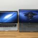 Macbook Pro 13インチと16インチが木製デスクの上に置かれています